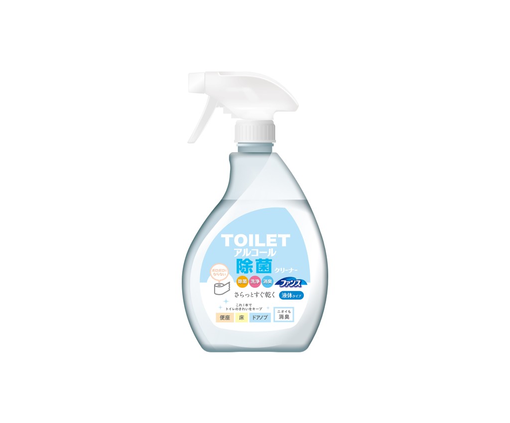 FUNS Alcohol Toilet Cleaner with Bacteria Removal 400ml